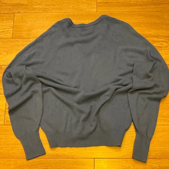 Christian Dior Blue V-Neck Sweater - Picture 5 of 6